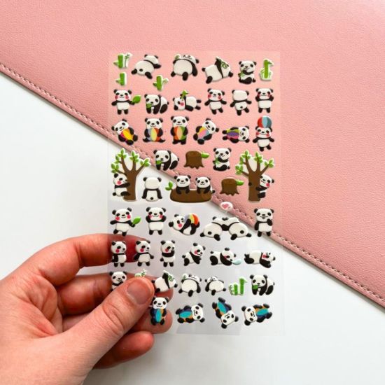 Pandalı Kabartmalı Etiket resmi