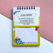 Sarılı Defter İsme Özel Karne Hediyesi resmi